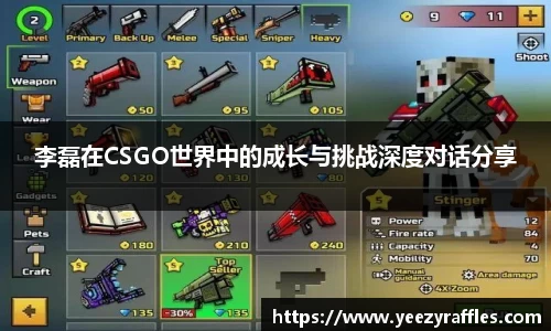 李磊在CSGO世界中的成长与挑战深度对话分享